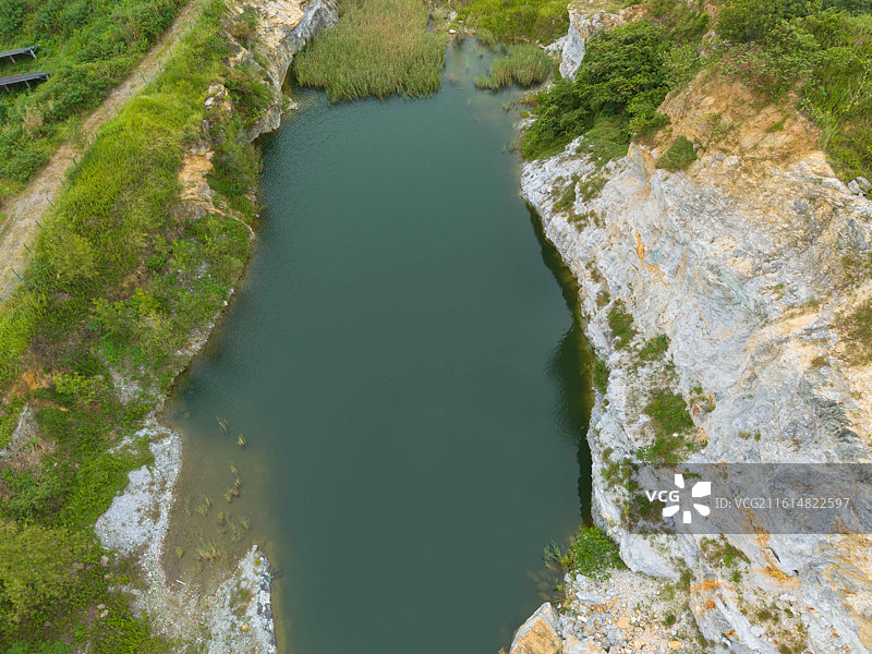 江苏省镇江市，丹徒区，龙山村，乡村航拍图片素材
