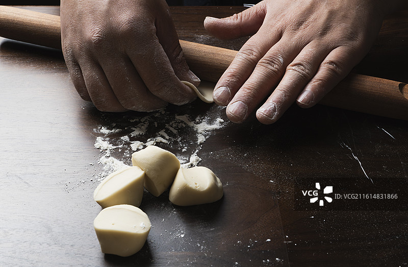 擀面皮，包饺子图片素材