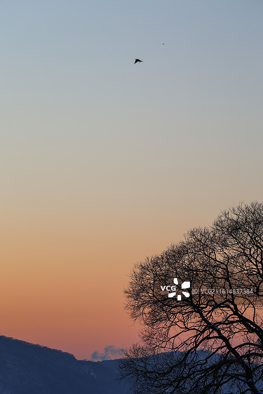 沈阳棋盘山日落图片素材