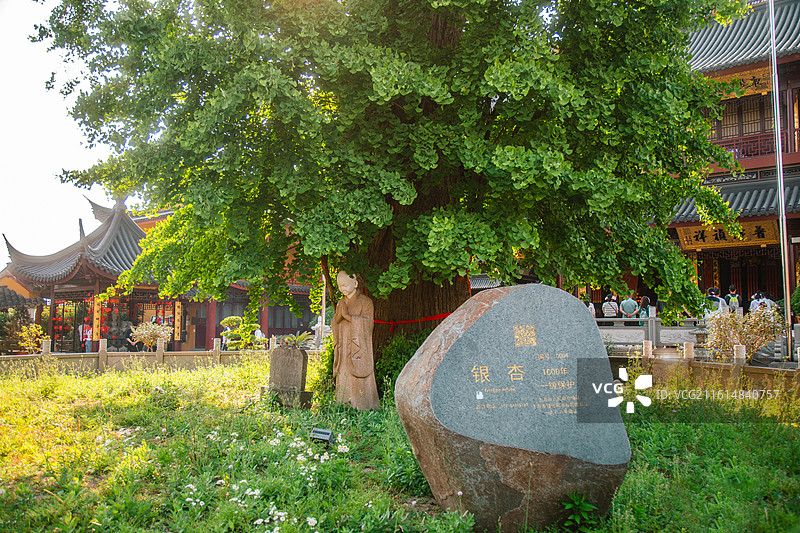 上海青浦报国寺古建筑景观图片素材