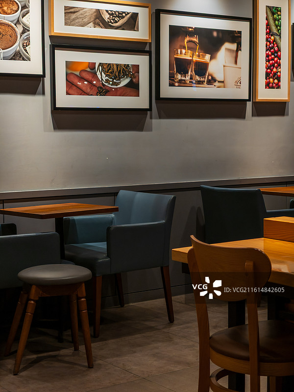 现代简约咖啡厅图片素材