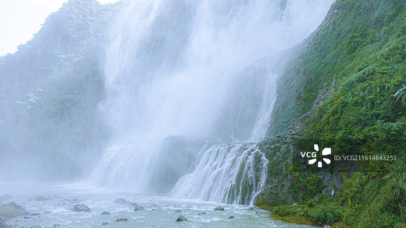 贵州的超级野瀑布-滴水滩瀑布图片素材