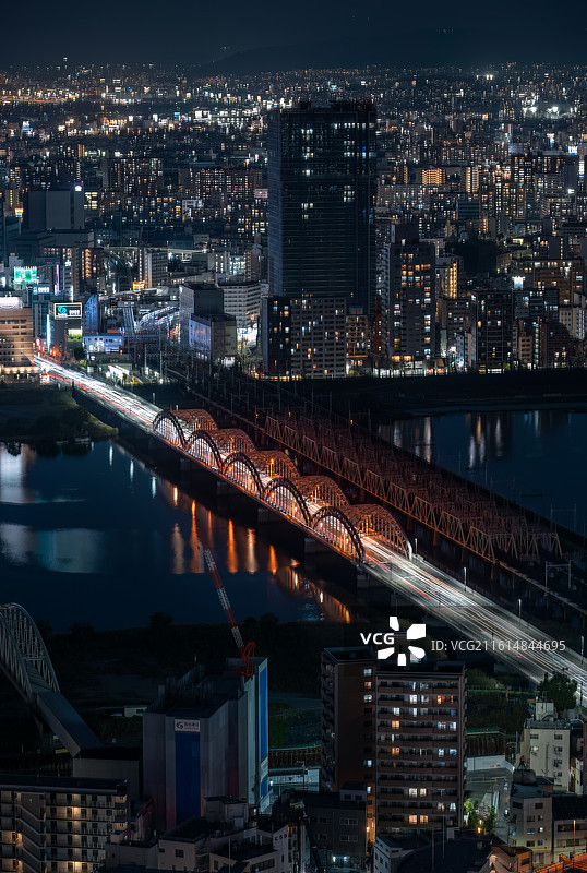 日本大阪城市风光图片素材