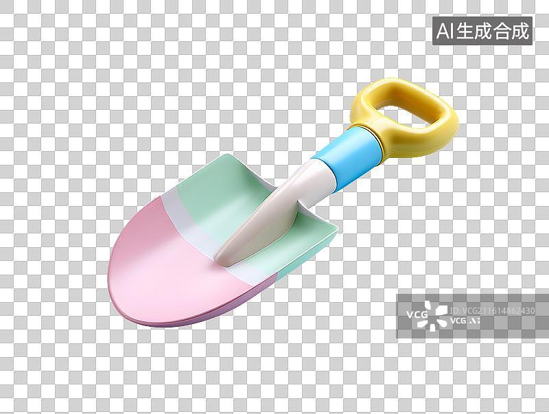 【AI数字艺术】彩色卡通铲子图片素材
