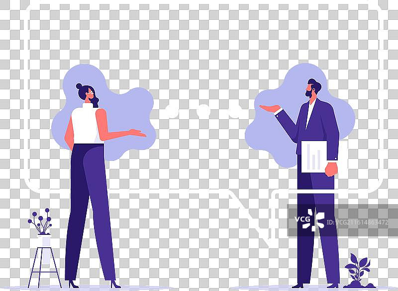 企业同事沟通概念图片素材