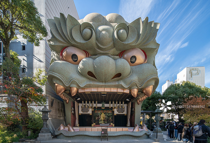 日本大阪城市风光图片素材