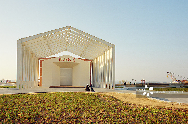 淮安落日胶片图片素材