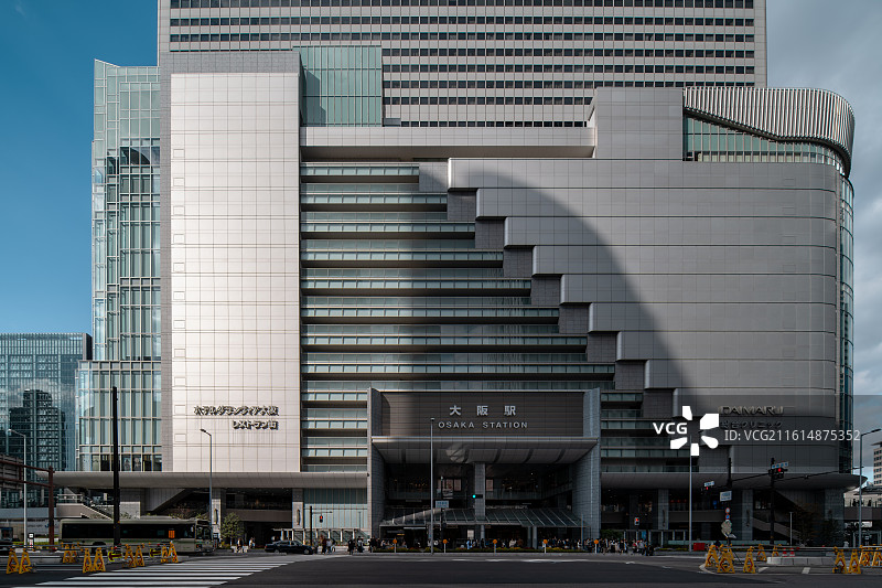 日本大阪城市风光图片素材