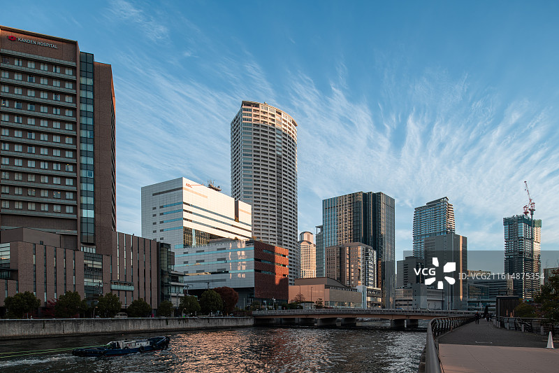 日本大阪都市风景图片素材