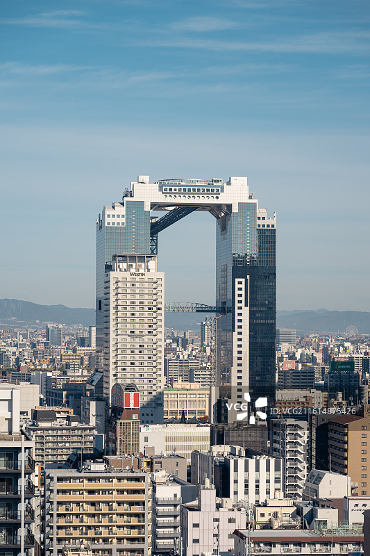 日本大阪城市风光图片素材