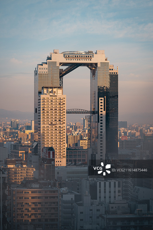 日本大阪城市风光图片素材
