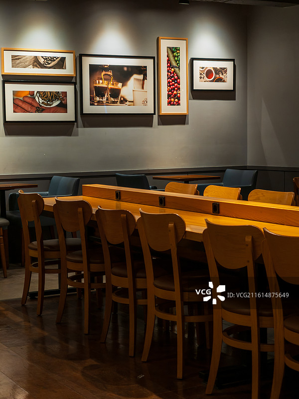 现代简约咖啡厅图片素材