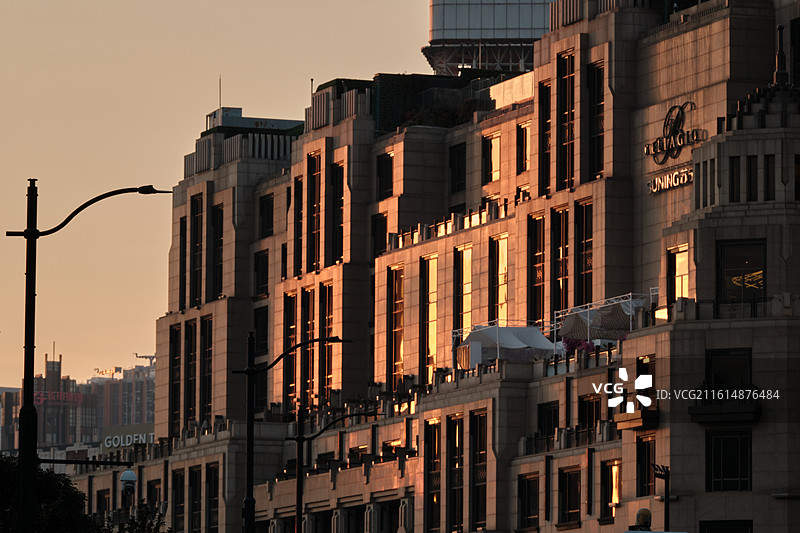 上海苏州河及外套风光图片素材