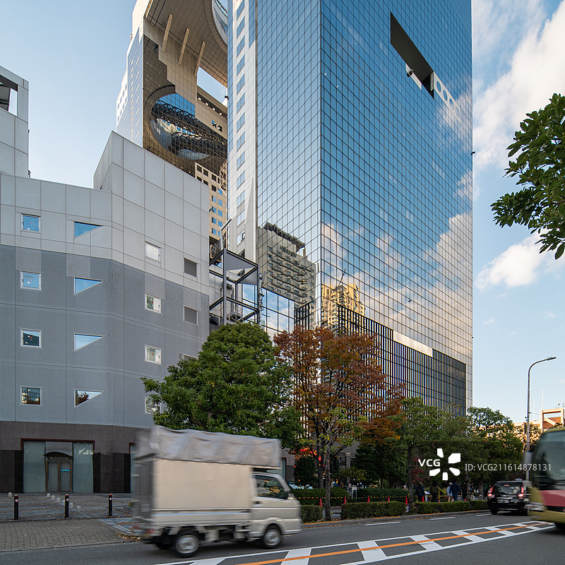 日本大阪城市风光图片素材