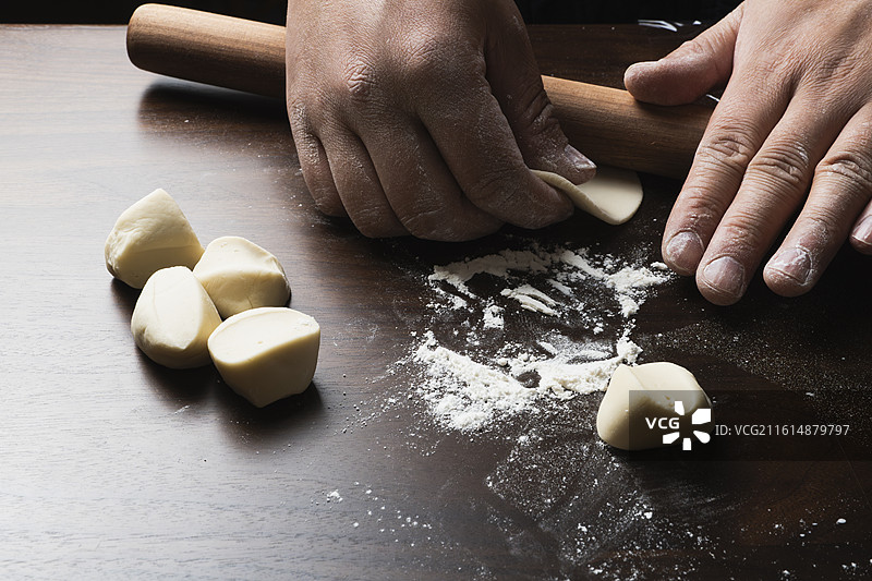 擀面皮，包饺子图片素材