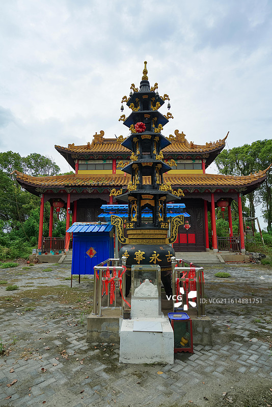 江苏省镇江市，丹徒区，永宁古寺图片素材