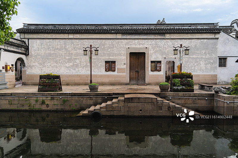 南浔古镇刘氏梯号图片素材