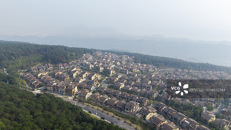 山顶别墅区图片素材