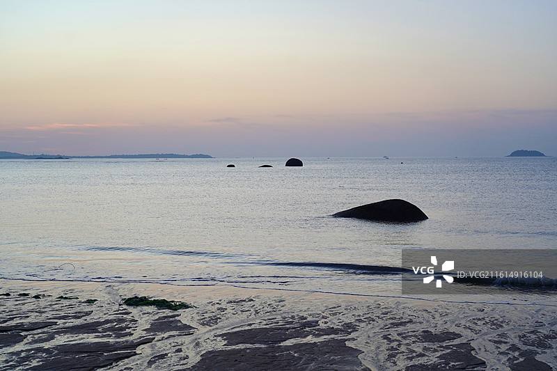 厦门椰风寨日出图片素材