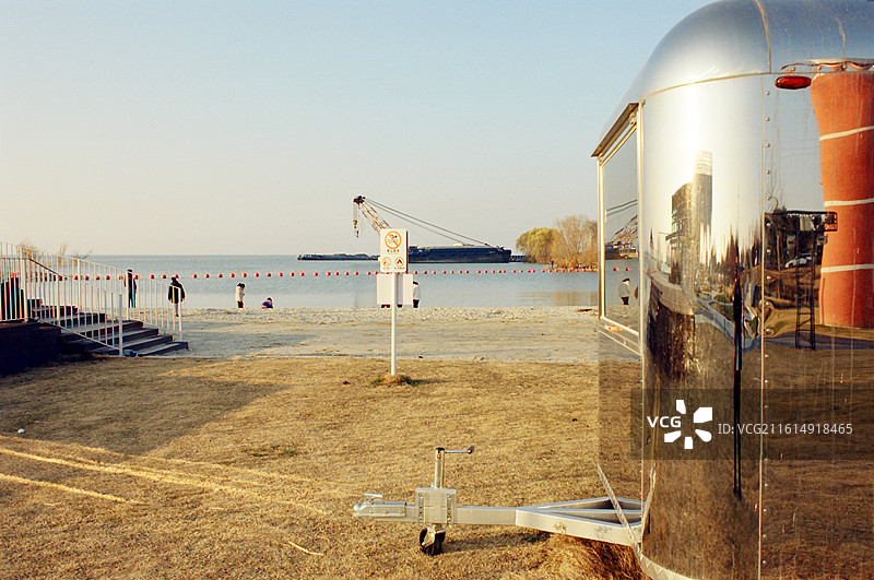 淮安落日胶片图片素材