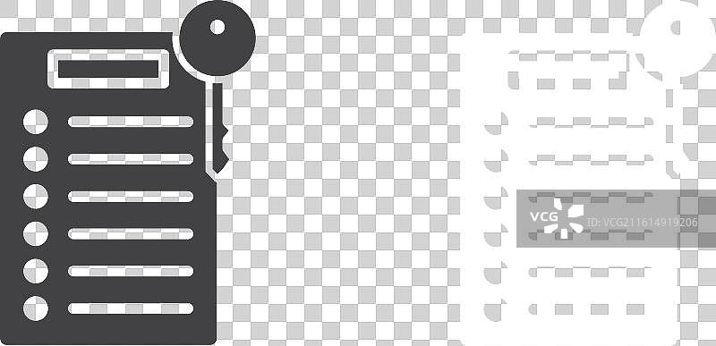 关键要点图标细线集图片素材