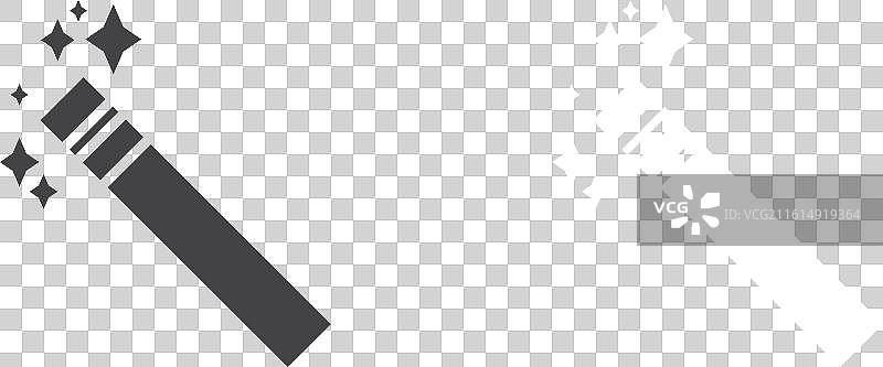 魔法棒图标细线集图片素材