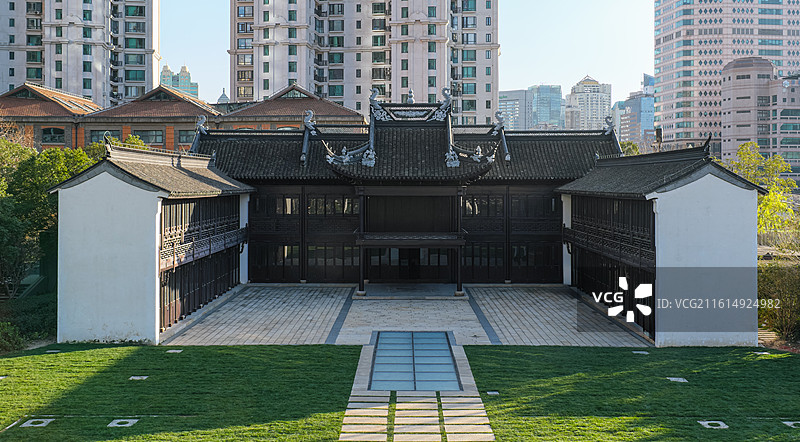 上海黄浦区天后宫图片素材