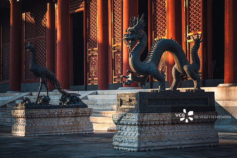 颐和园里的光影图片素材