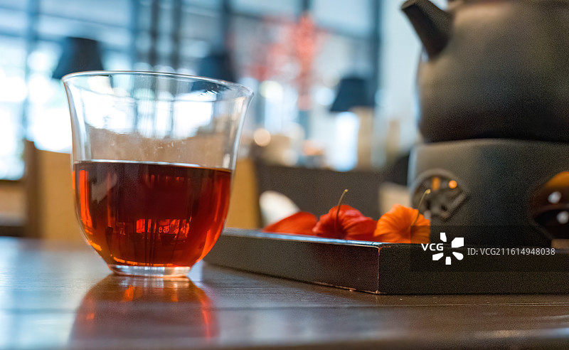 成都围炉煮茶图片素材