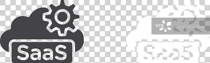 saas图标细线集图片素材