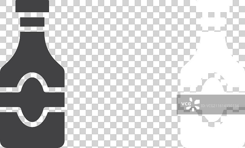 酱料瓶图标细线集图片素材