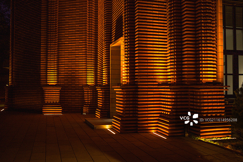 欧式建筑夜景图片素材