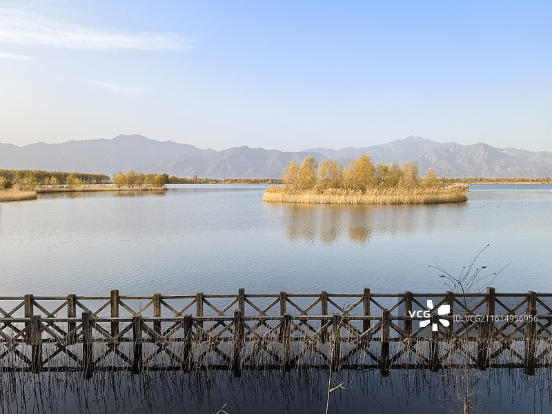 野鸭湖湿地公园图片素材