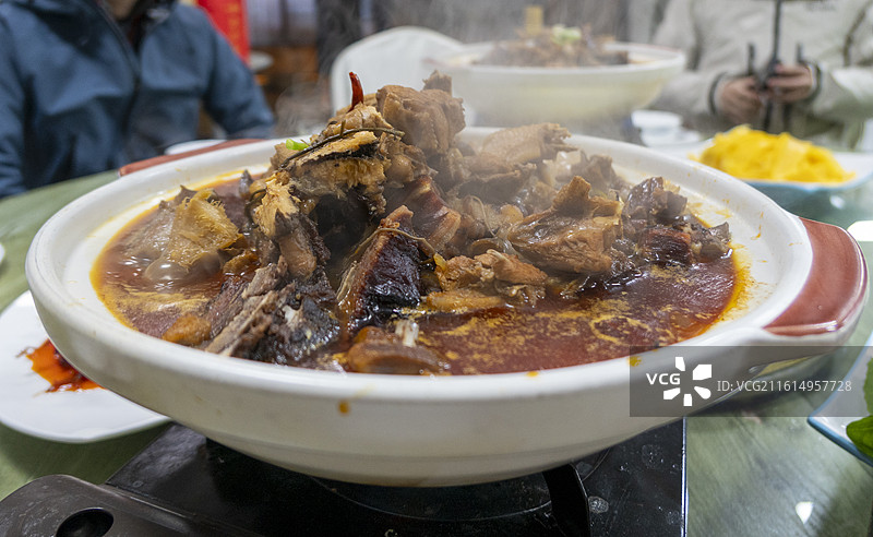 腊排骨红烧鸡图片素材