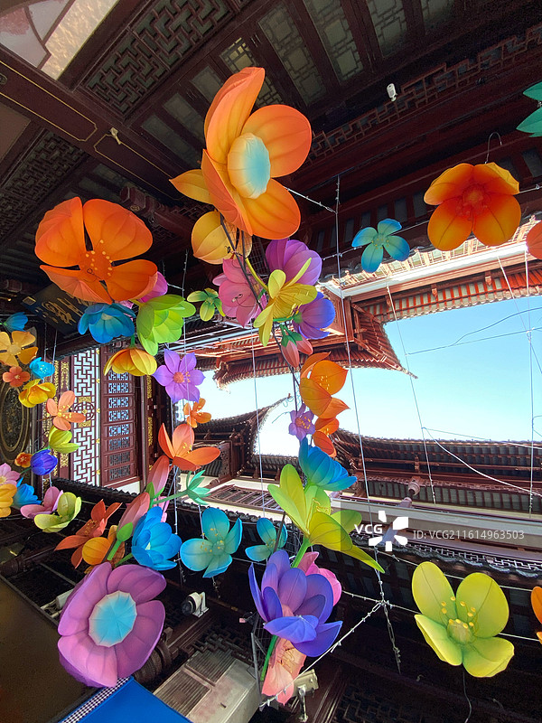 豫园城隍庙2026灯会布展图片素材