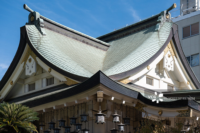 日本大阪城市风光图片素材