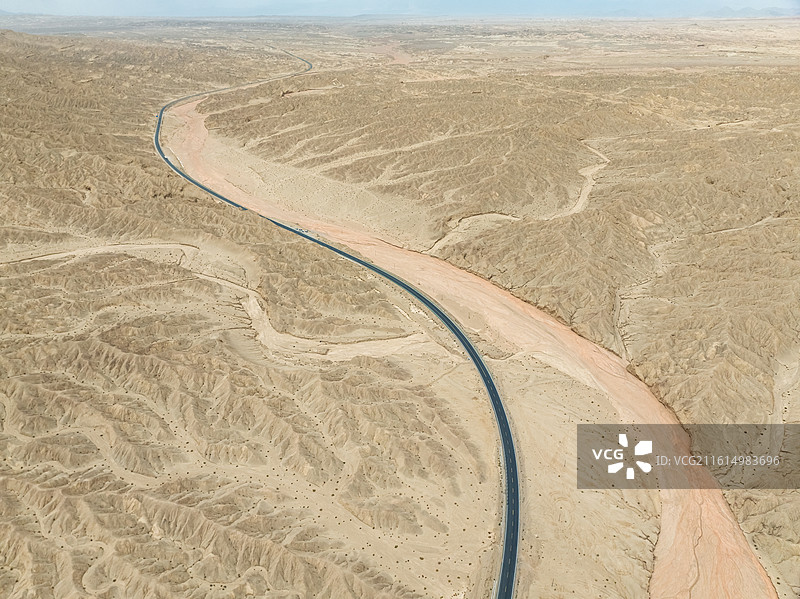 青海大大柴旦德令哈地下雅丹地貌，大柴旦峡谷地貌图片素材