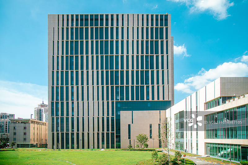 上海市浦东新区档案馆新馆建筑外观图片素材
