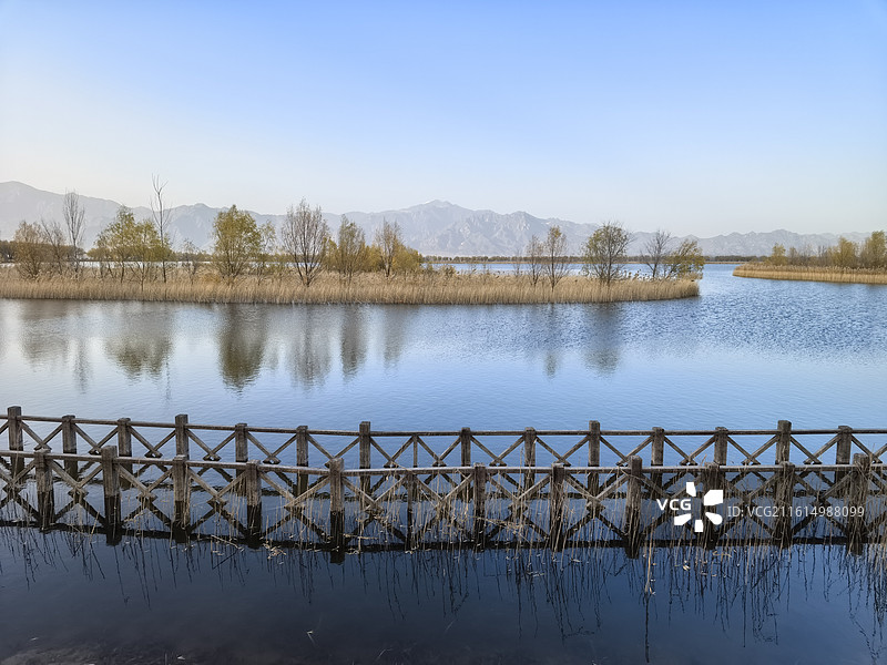 野鸭湖湿地公园图片素材