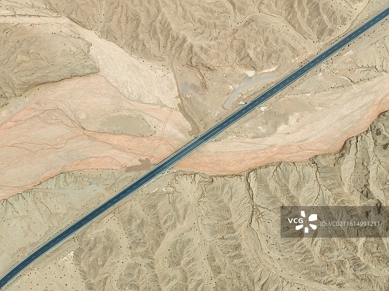 青海大大柴旦德令哈地下雅丹地貌，大柴旦峡谷地貌图片素材