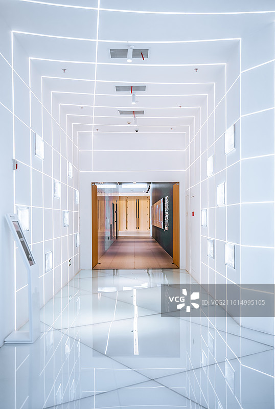 上海浦东城市规划和公共艺术中心室内展览空间图片素材