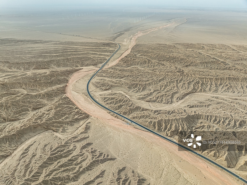 青海大大柴旦德令哈地下雅丹地貌，大柴旦峡谷地貌图片素材