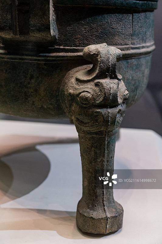 国家博物馆 战国 楚 熊悍鼎 楚王鼎 1933年安徽寿县朱家集李三孤堆出土图片素材