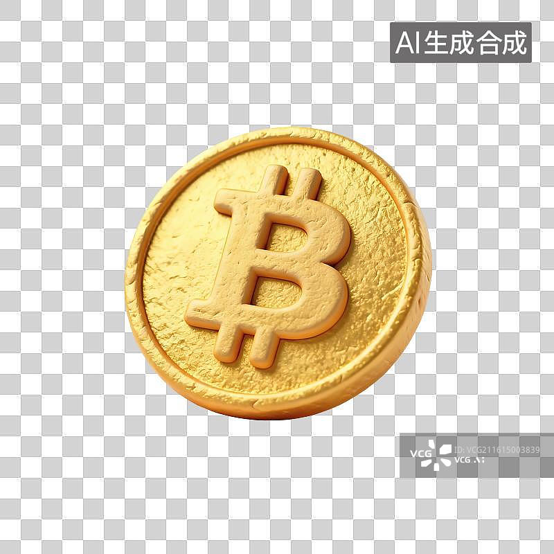 【AI数字艺术】比特币科技插画图片素材
