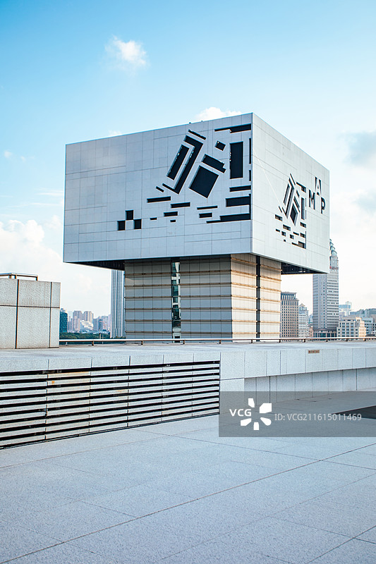 上海浦东美术馆5楼户外观景露台图片素材