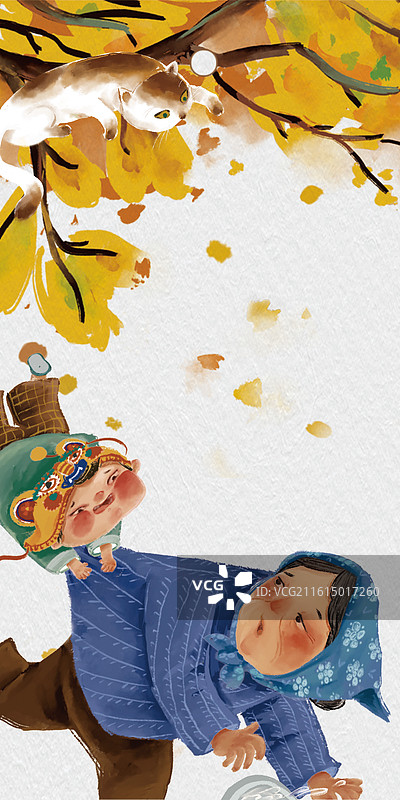 儿童绘本《姥家门口唱大戏》书签4图片素材