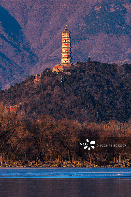 颐和园里的风光图片素材