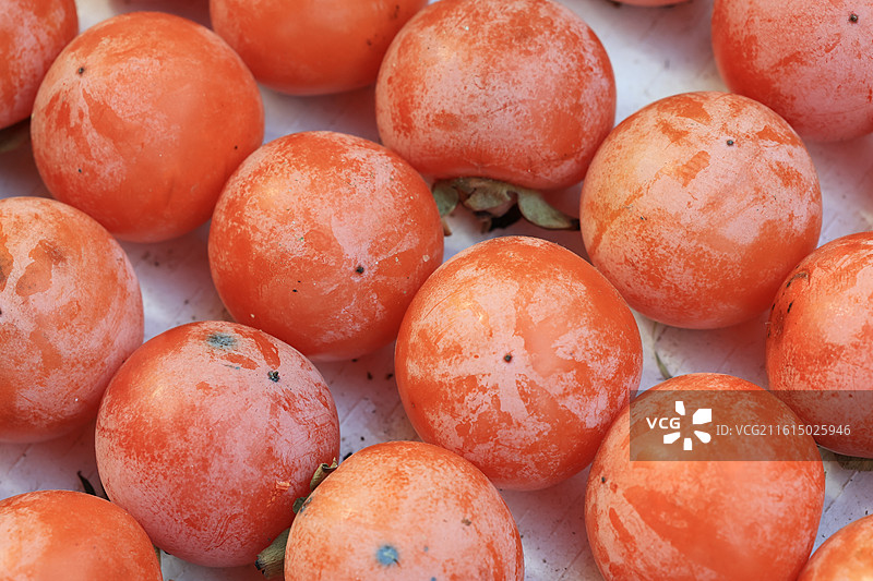 上海水果市场草莓桔子水果店特写图片素材