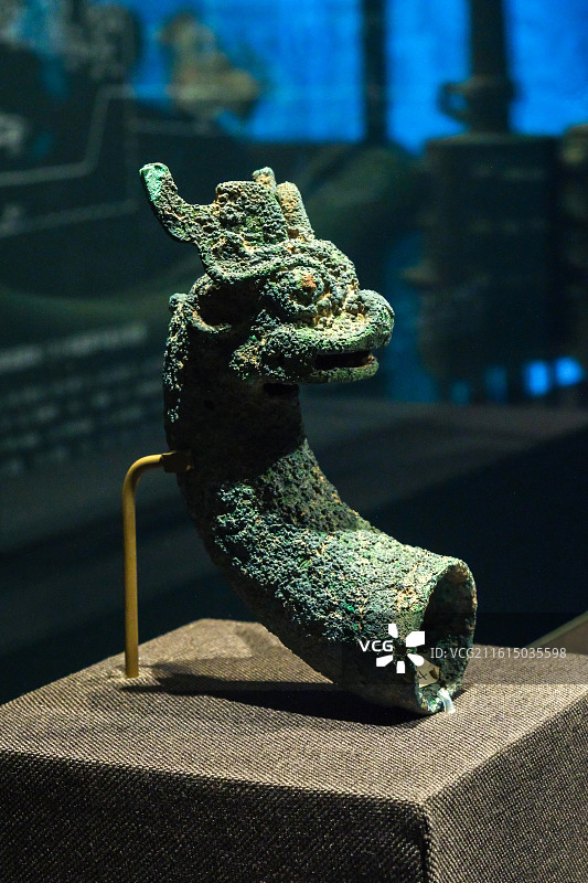 铜軏 西周 陕西长安张家坡西周墓地 中国考古博物馆（中国历史研究院）宅兹中国展厅图片素材