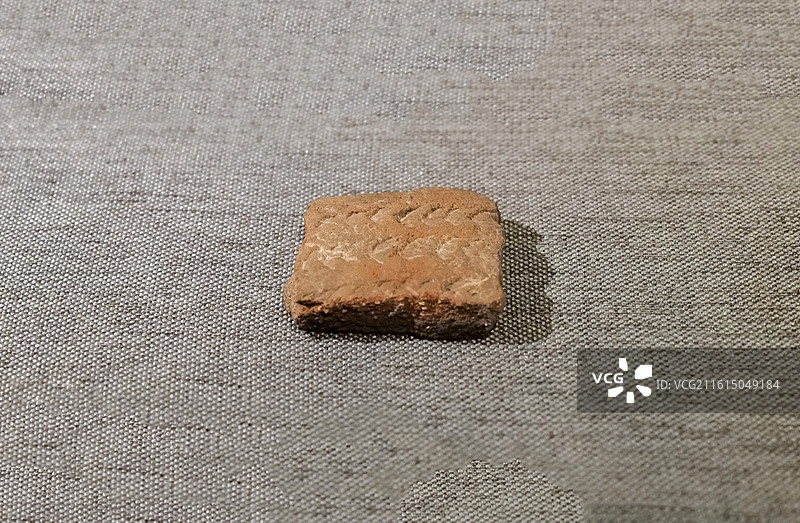 陶片 新石器时代 河北尚义四台遗址 河北省文物考古研究院藏 中国考古博物馆（中国历史研究院）文明起源图片素材